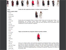 Tablet Screenshot of grossemoden.com